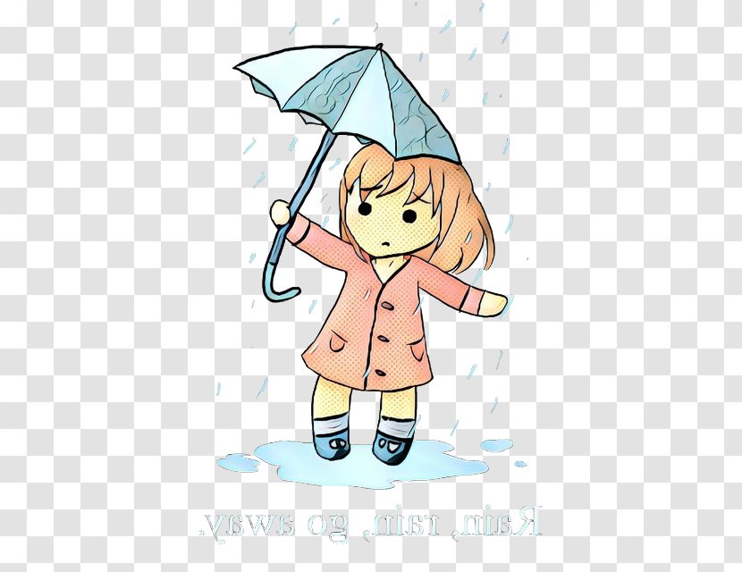 Boy Cartoon - Umbrella Finger Transparent PNG