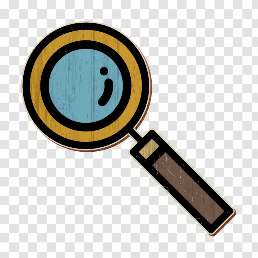 Find Icon Lens Icon Stationery Icon Transparent PNG