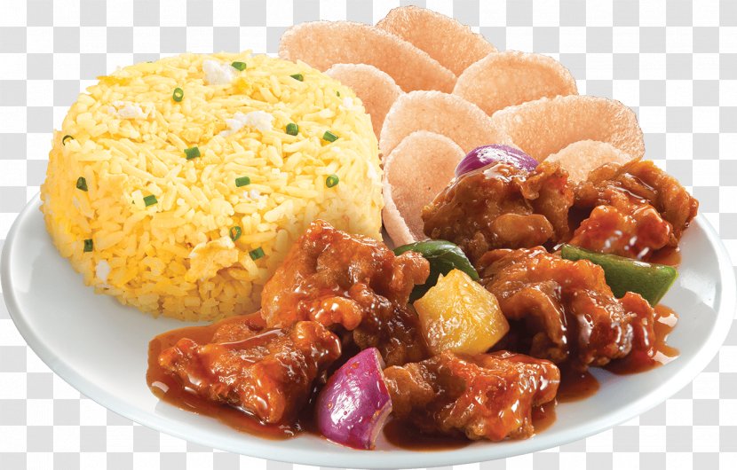 Sweet And Sour Fried Rice Chinese Cuisine Chicken Balls Food - Curry - Pork Transparent PNG