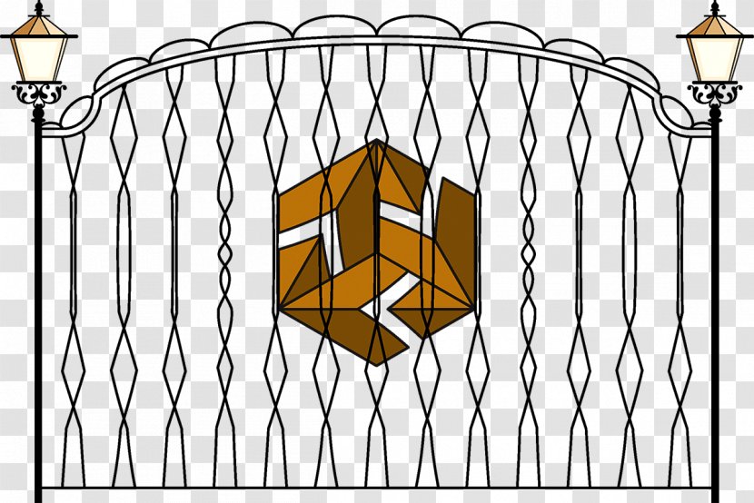 Gate Fence Euclidean Vector - Glass - Iron Transparent PNG