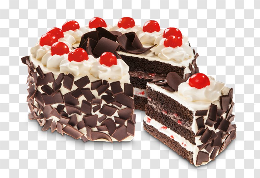 Red Ribbon Black Forest Gateau Birthday Cake Makati Wedding - Dessert Transparent PNG