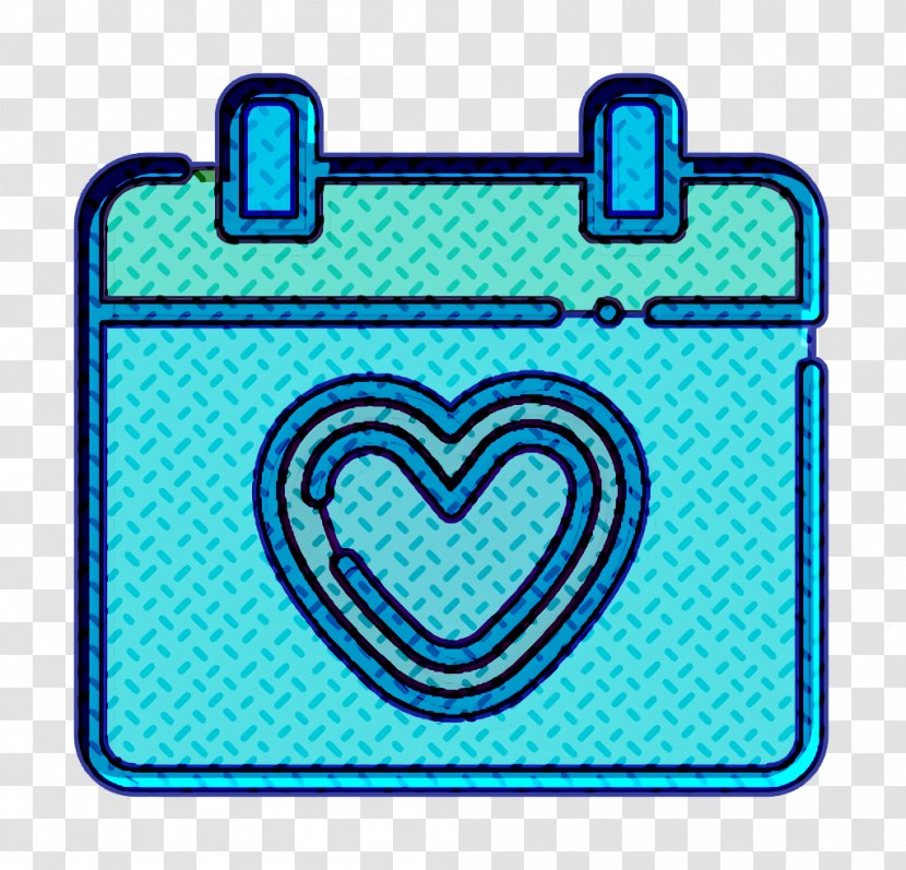 Heart Icon Love Marriage - Turquoise - Electric Blue Aqua Transparent PNG