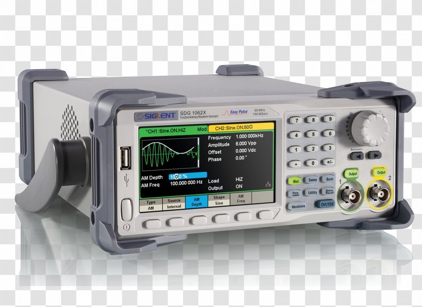 Electronics Function Generator Arbitrary Waveform Electric - Electronic Instrument - Hardware Transparent PNG