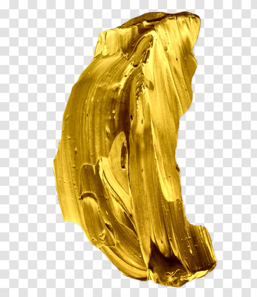 Painting Texture Color - Gold - Paint Transparent PNG