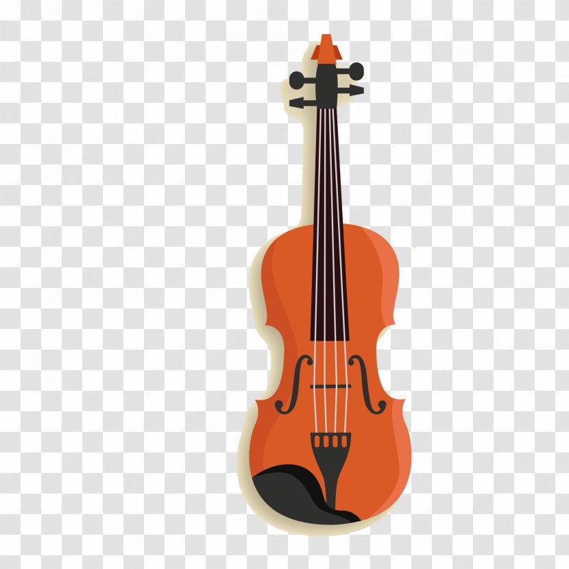 Violin Musical Instrument String Piano - Cartoon Transparent PNG