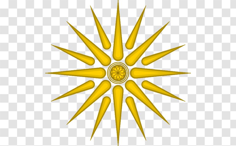 Vergina Sun Macedonia Ancient Greece Argead Dynasty - Conquest Symbol Transparent PNG