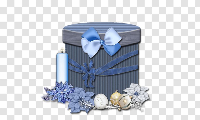 Gift Christmas - Blue Transparent PNG