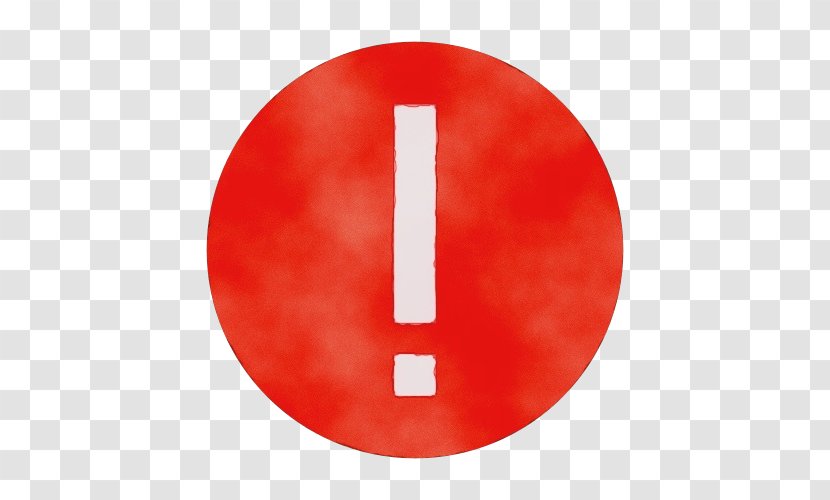 Red Circle Material Property Sign - Wet Ink Transparent PNG