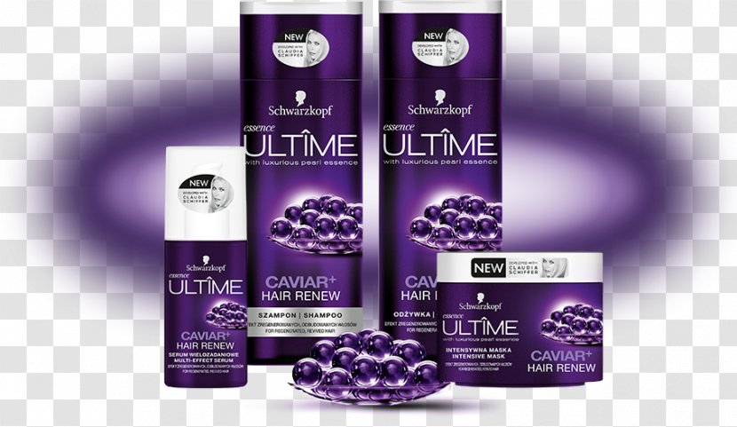Schwarzkopf Essence ULTÎME Omega Repair & Moisture Shampoo Caviar Competition Hair - Watercolor - Middle Style Transparent PNG
