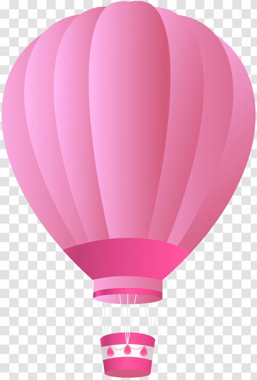 Hot Air Balloon Pink Clip Art - Product Design - Image Transparent PNG