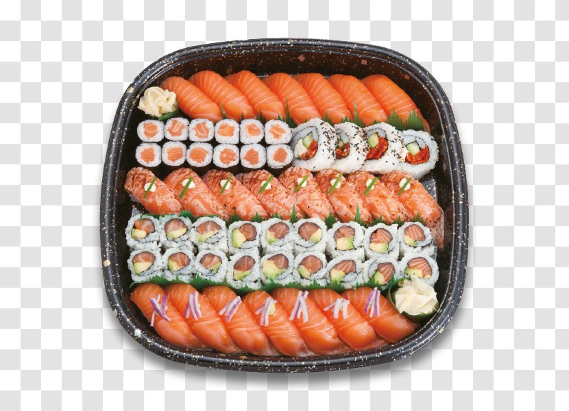 Sushi Sashimi Japanese Cuisine California Roll Gimbap - Salmon As Food Transparent PNG