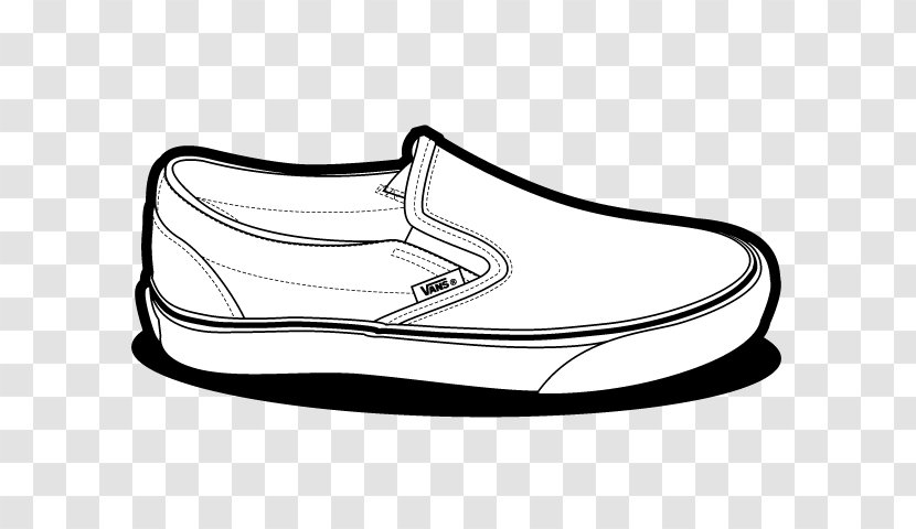 Vans Sneakers Slip-on Shoe - Vector Shoes Transparent PNG
