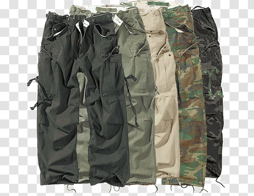 Pants Pocket Military Uniform Khaki - Trousers Transparent PNG