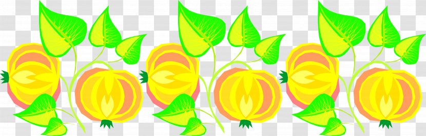 Gooseberry Desktop Wallpaper Clip Art - Plant - Yellow Flowers Border Transparent PNG