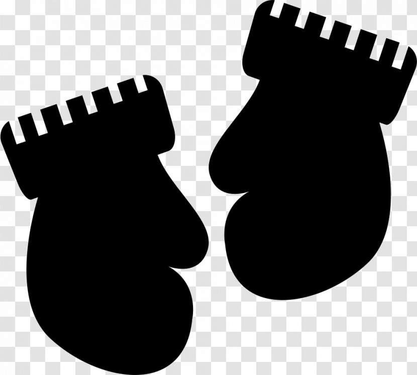 Mitten - Shoe - Silhouette Transparent PNG