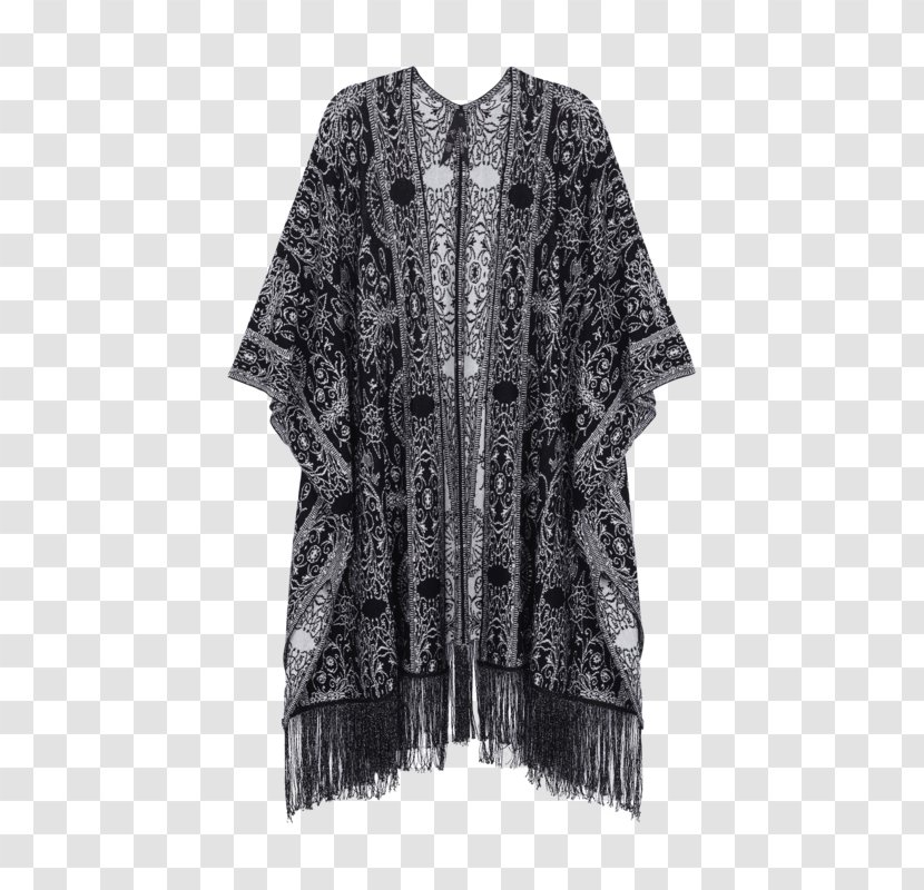 Cardigan Sleeve Clothing Sweater Blouse - Cartoon - Fringe Transparent PNG