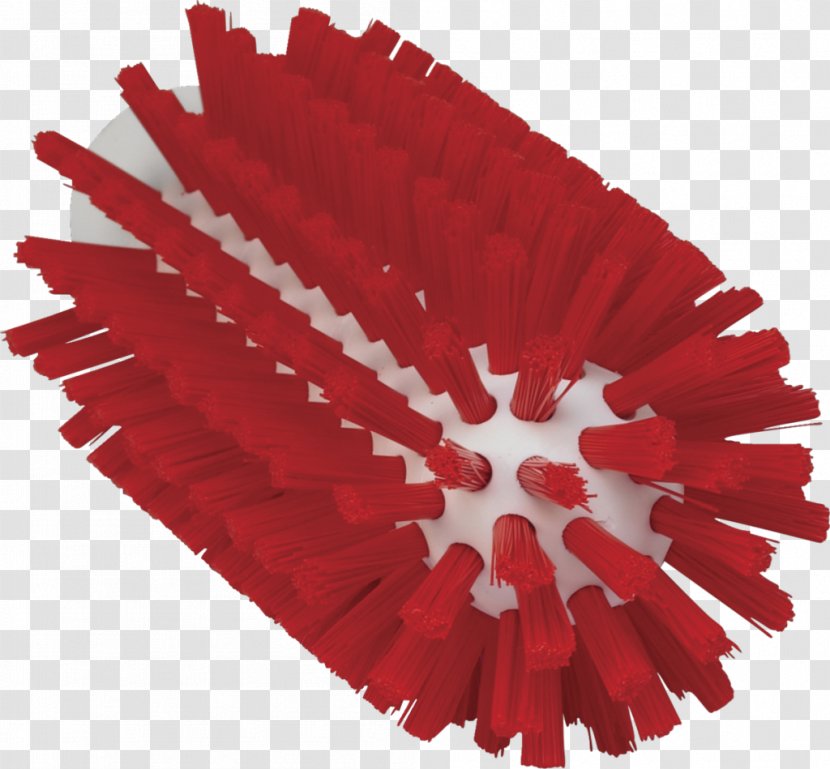 Brush Bristle Cleaning Pipe Vikan A/S - Red - Tank Transparent PNG