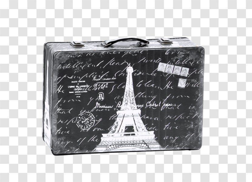 Eiffel Tower Seine Suitcase - India Box Transparent PNG