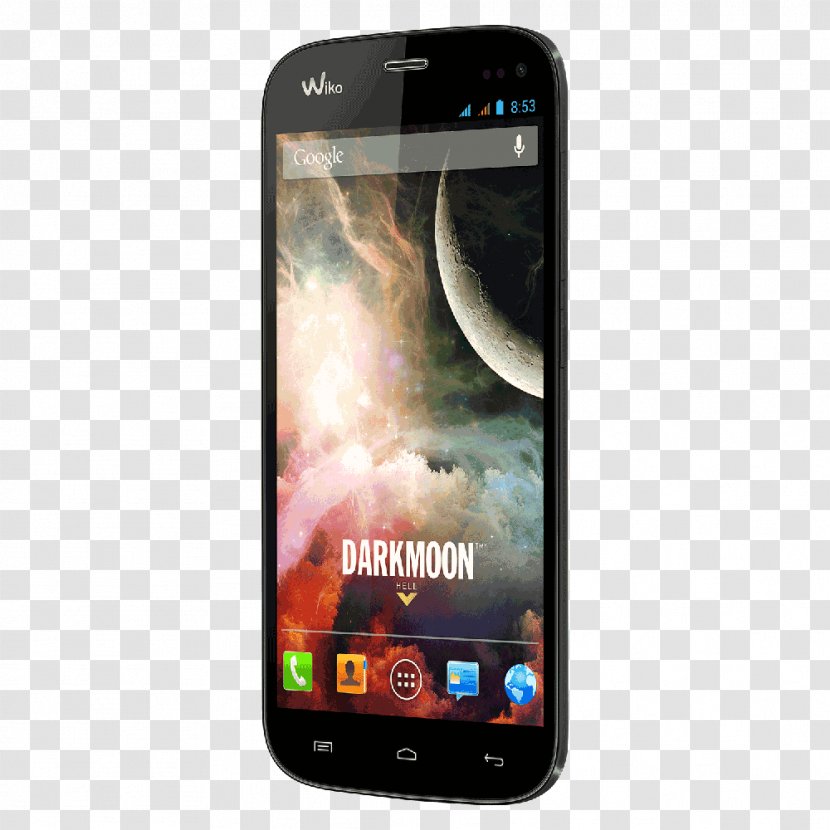 WIKO Darkmoon - Portable Communications Device - BlackDual Sim Smartphone Sony Ericsson Xperia Active AndroidSmartphone Transparent PNG