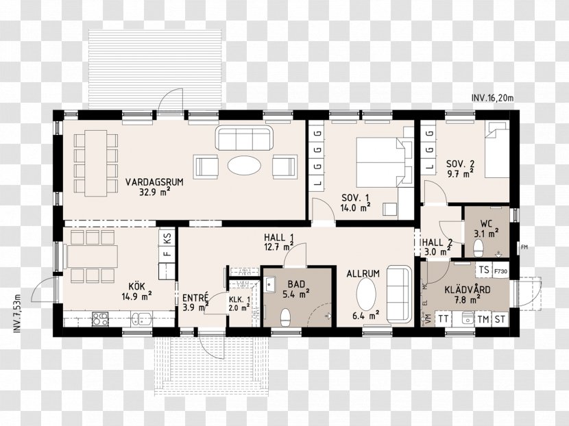 Floor Plan House Architectural - Area Transparent PNG