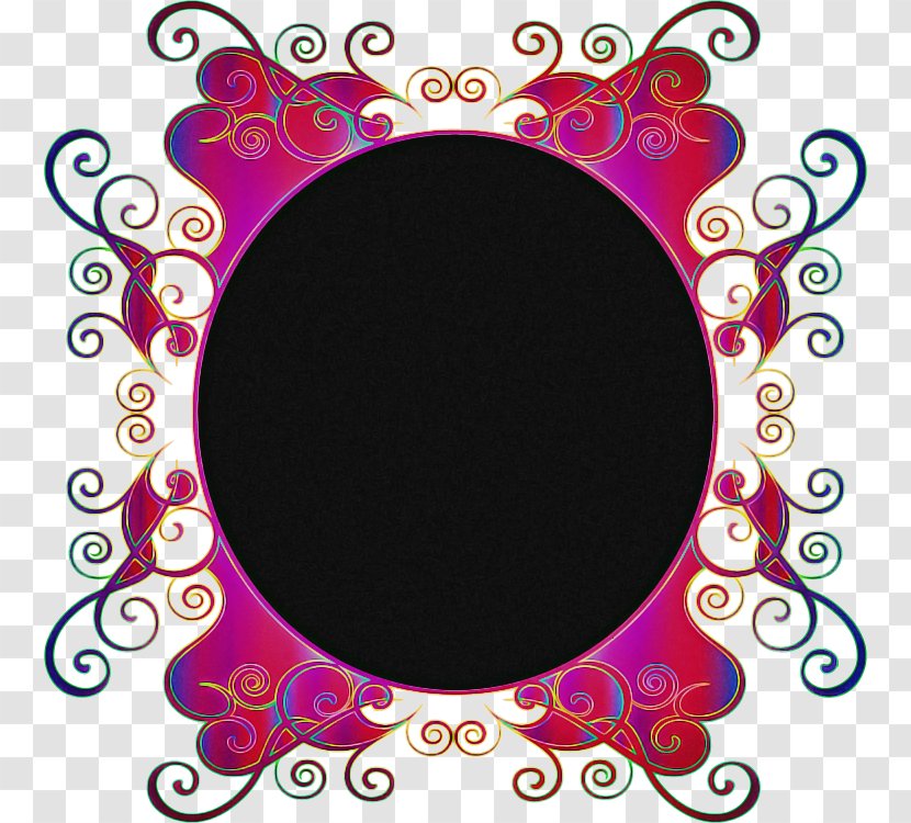 Circle Background Frame - Cc0 Licence - Paisley Oval Transparent PNG