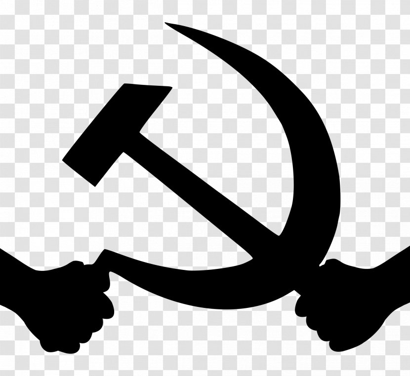 Hammer And Sickle Russian Revolution Communism Clip Art - Silhouette Transparent PNG