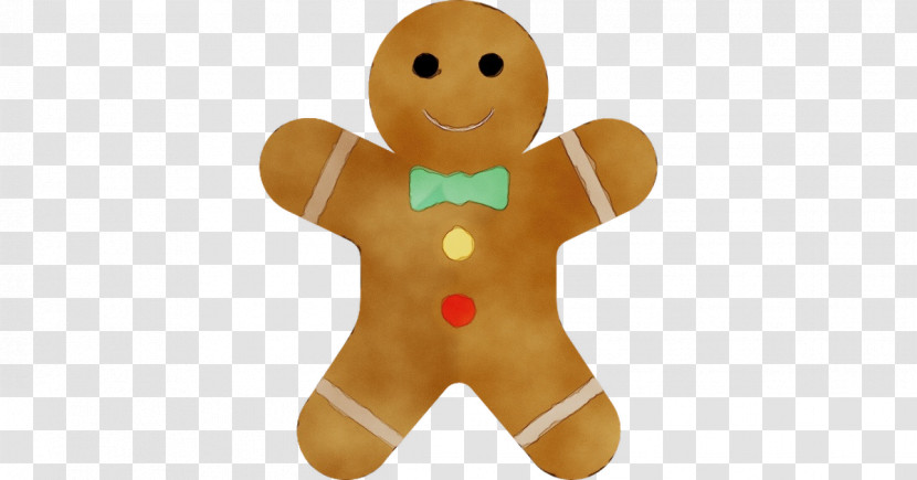 Gingerbread Food Dessert Stuffed Toy Snack Transparent PNG