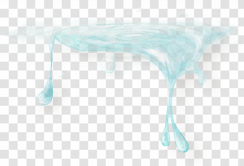 Drop Clip Art - Blue - Drops Picture Painted Waves,Cool Dream Transparent PNG