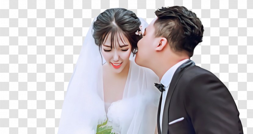 Bride And Groom - Event - Ear Tuxedo Transparent PNG