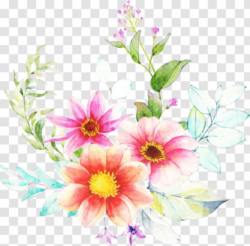 Bouquet Of Flowers Drawing - Wildflower - Ixia Floristry Transparent PNG