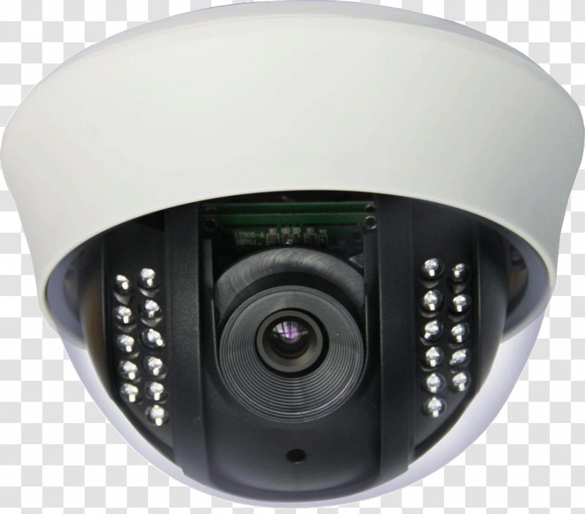 Closed-circuit Television Surveillance Wireless Security Camera Pan–tilt–zoom - Lens Transparent PNG