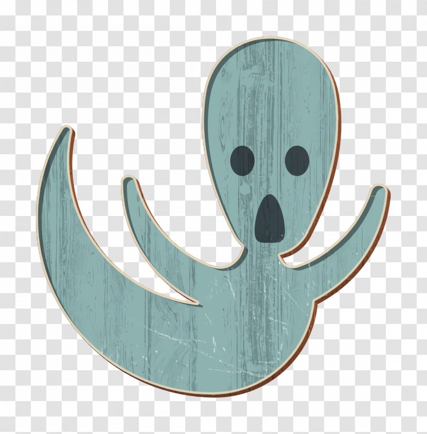 Ghost Icon Halloween Holidays - Perennial Plant - Teal Transparent PNG