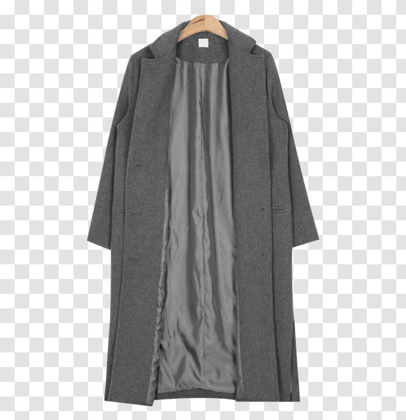 Coat Outerwear Sleeve Jacket - Slit Transparent PNG