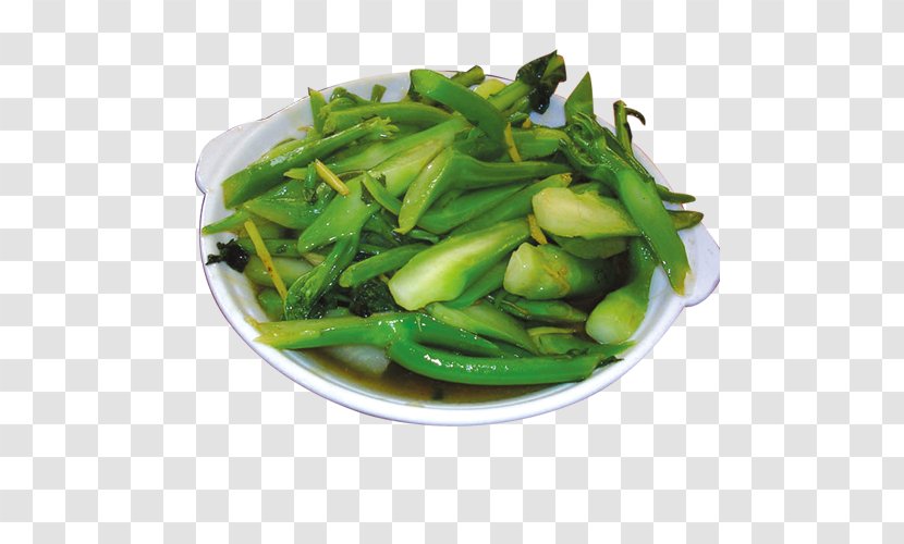 Chinese Broccoli Edamame Vegetarian Cuisine Kale Vegetable - Food - Fried Blue Picture Transparent PNG