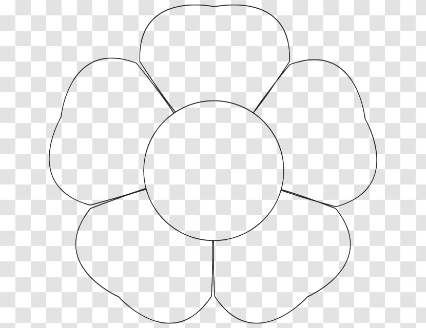 Petal Paper Flower Clip Art - Area - Website Full Set Of Templates Transparent PNG