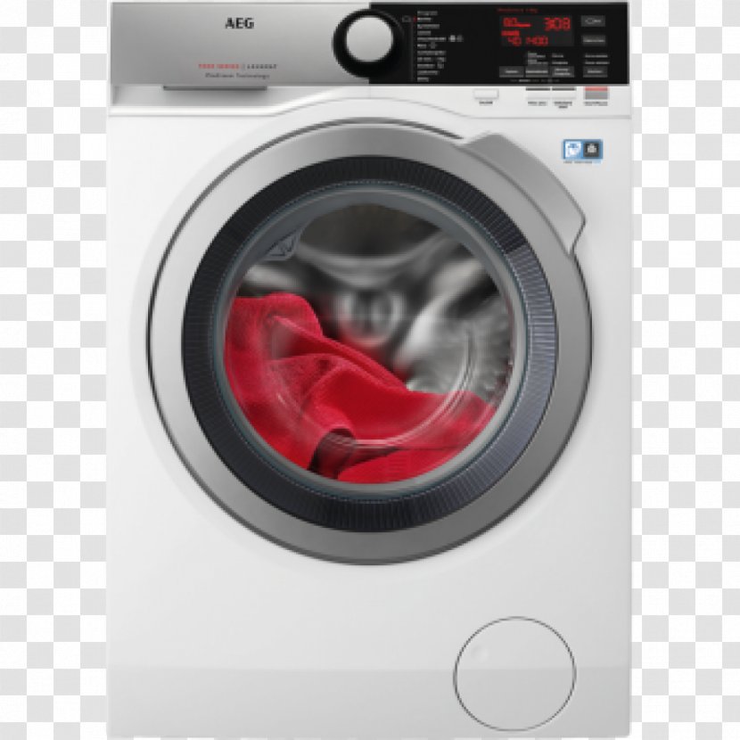 Combo Washer Dryer Washing Machines Home Appliance Clothes AEG - Machine Transparent PNG