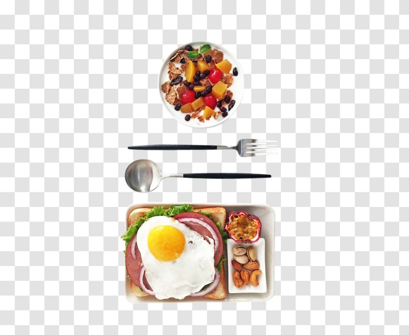 Vegetarian Cuisine Full Breakfast Brunch Nutrition - Nutritious Transparent PNG