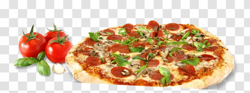 Junk Food Fast Pizza Italian Cuisine - Sicilian - Menus Transparent PNG