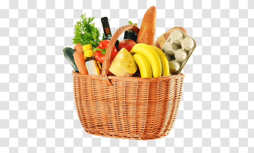 Basket Organic Food Vegetable Fruit - Einkaufskorb Transparent PNG