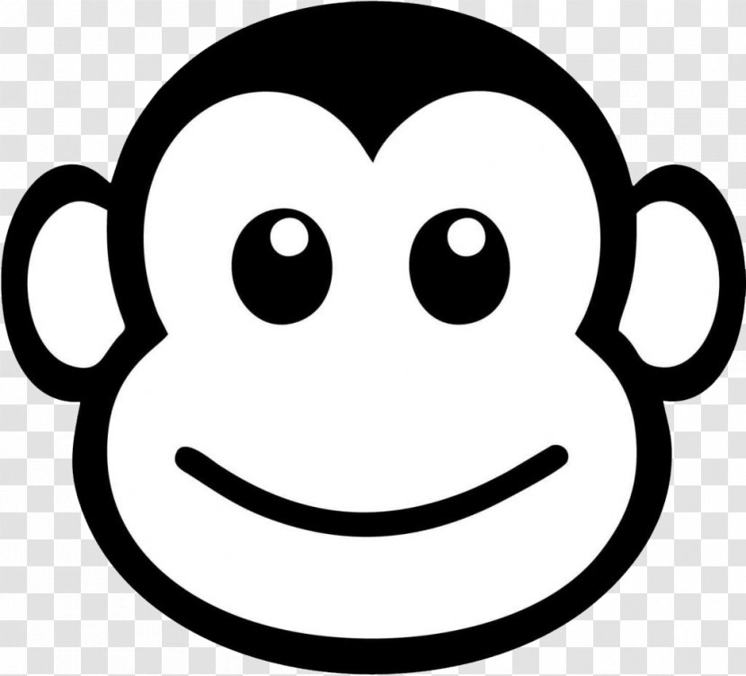 Ape Monkey Clip Art Drawing Chimpanzee - Facial Expression - Ford Oval Office Transparent PNG