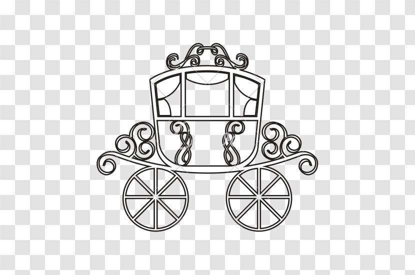 Carriage - Monochrome - Wedding Transparent PNG