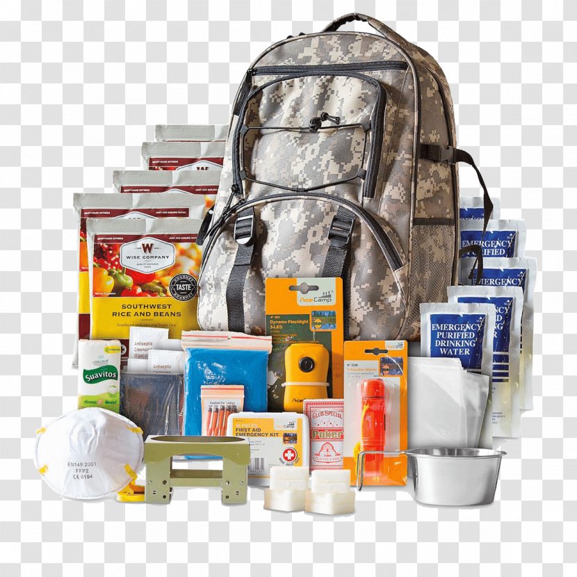 Backpack Survival Kit Wise Company Bug-out Bag - Field Stream - First Aid Transparent PNG