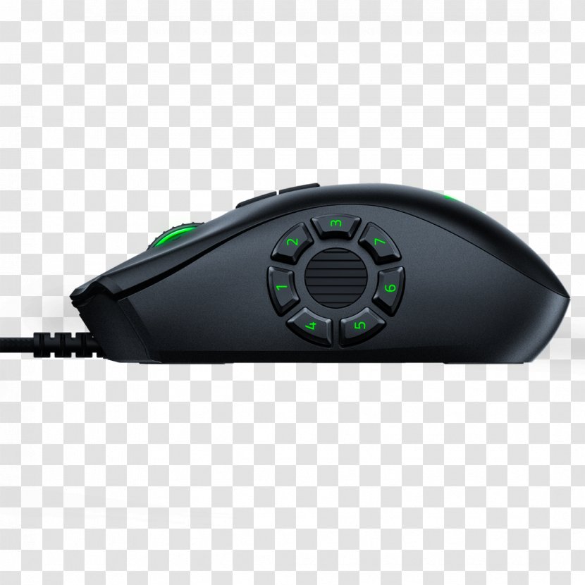 Computer Mouse USB Gaming Optical Razer Naga Trinity Backlit Keyboard Inc. - Video Game Transparent PNG