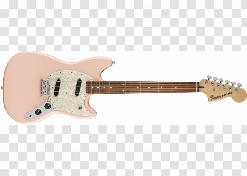Fender Mustang Bass Stratocaster Duo-Sonic Electric Guitar - Musical Instrument Transparent PNG