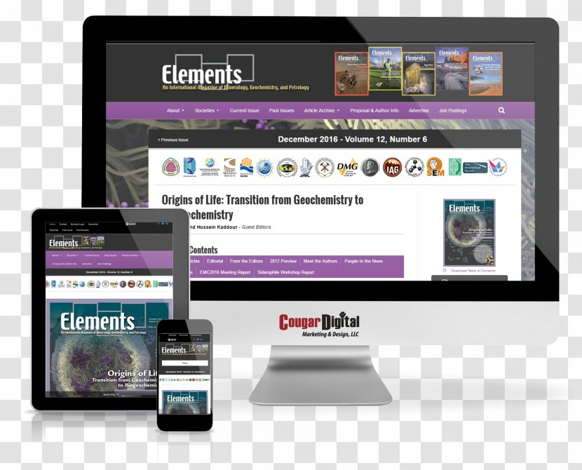 Cougar Digital Marketing & Design, LLC Graphic Design Web - Electronics - Website Elements Transparent PNG