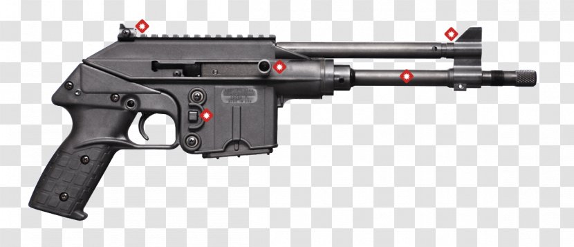 Kel-Tec PLR-16 Firearm Semi-automatic Pistol 5.56×45mm NATO - Silhouette - Frame Transparent PNG