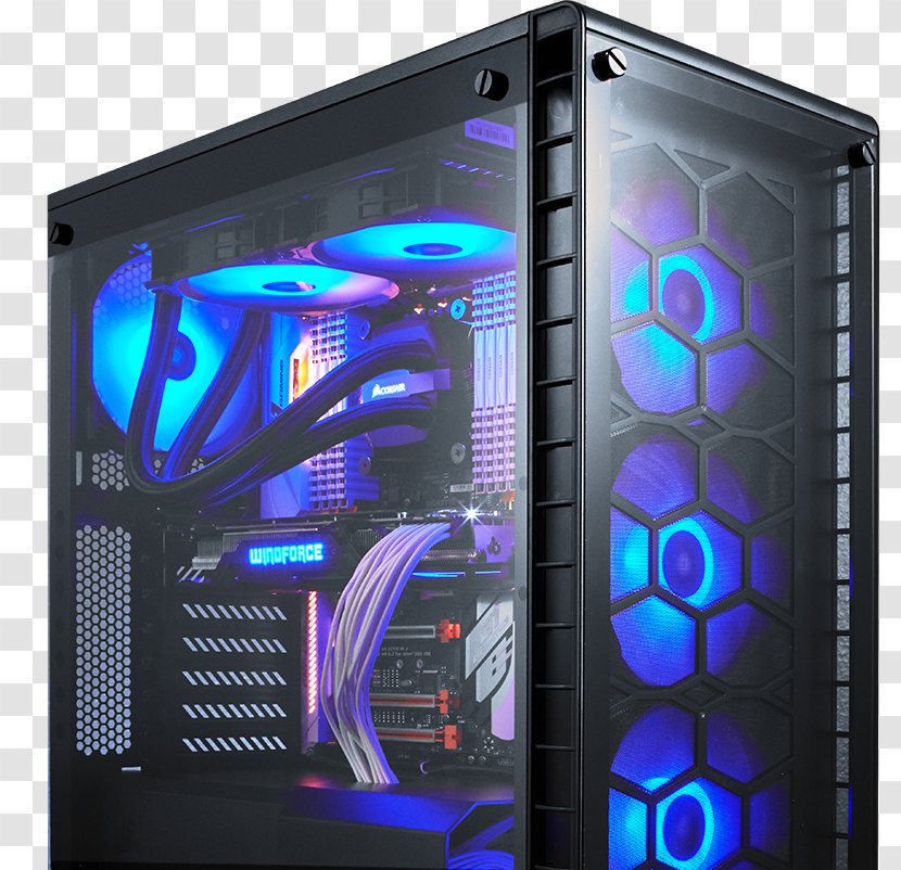 Computer Cases & Housings Corsair Components System Cooling Parts Gaming ATX - Atx - Crystal Transparent PNG