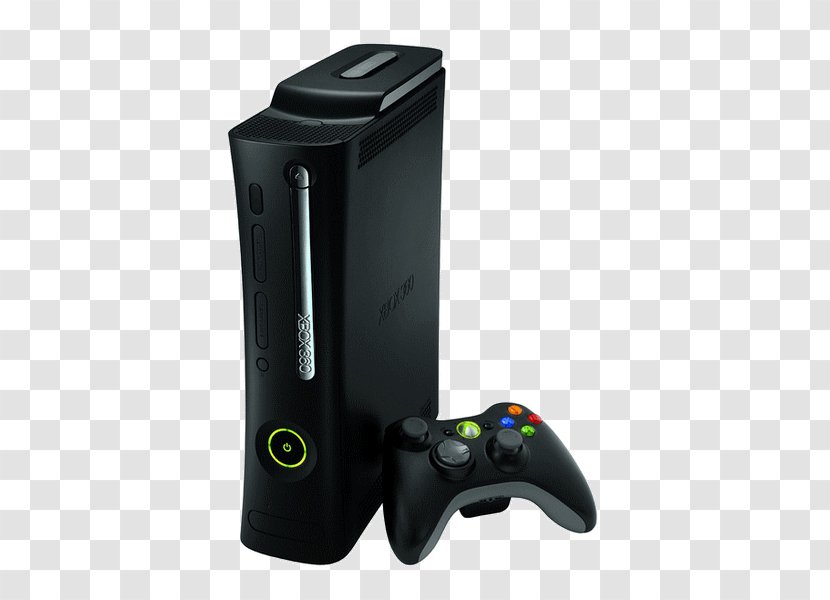 Xbox 360 Black Video Game Consoles - Controllers Transparent PNG