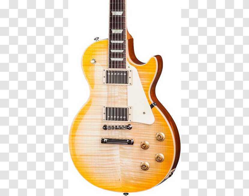 Gibson Les Paul Traditional Electric Guitar Sunburst - Watercolor Transparent PNG