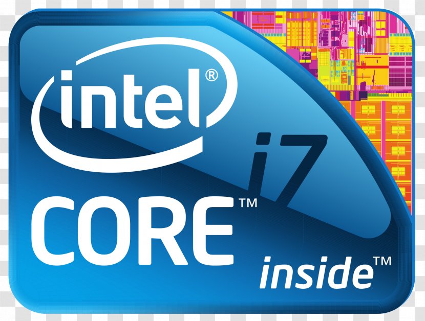 Intel Core I7 Laptop Central Processing Unit - Multicore Processor Transparent PNG